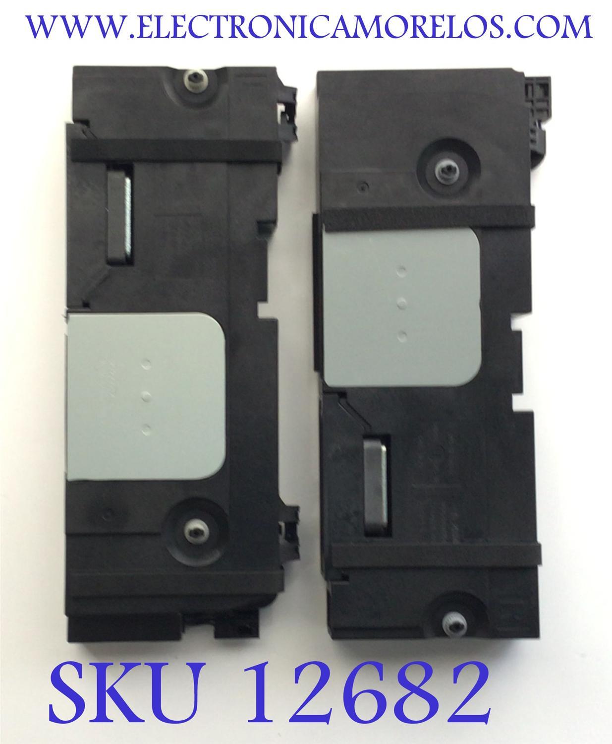 KIT DE BOCINAS PARA TV LG / NUMERO DE PARTE EAB64948307 / EAB64948308 / E9D27K / 6Ω 20 / 28W / MCK70318202 / PANEL AC550AQL-EMA1 / MODELO OLED55B9PUA.DUSQLJR